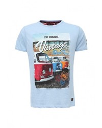 Мужская голубая футболка от Brave Soul