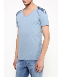 Мужская голубая футболка от Broadway