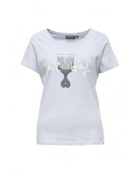 Женская голубая футболка от Broadway