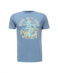 Мужская голубая футболка от Bruebeck
