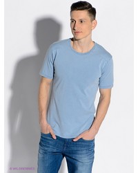 Мужская голубая футболка от Calvin Klein