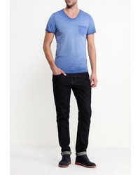 Мужская голубая футболка от Casual Friday by Blend