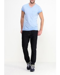 Мужская голубая футболка от Casual Friday by Blend