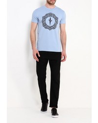 Мужская голубая футболка от Cesare Paciotti