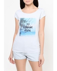 Женская голубая футболка от Concept Club