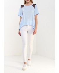 Женская голубая футболка от Coquelicot