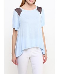 Женская голубая футболка от Coquelicot