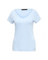 Женская голубая футболка от Coquelicot