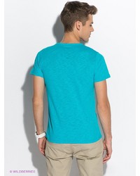 Мужская голубая футболка от D.S