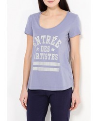 Женская голубая футболка от Dimensione Danza