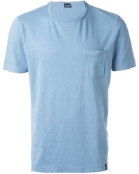Мужская голубая футболка от Drumohr