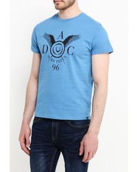 Мужская голубая футболка от Duck and Cover