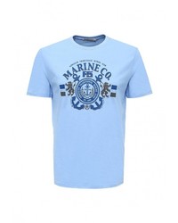 Мужская голубая футболка от F5