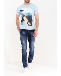 Мужская голубая футболка от Fresh