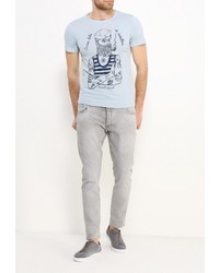 Мужская голубая футболка от Fresh