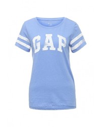 Женская голубая футболка от Gap