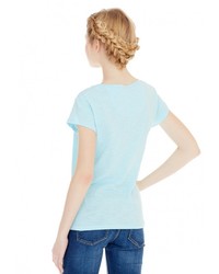 Женская голубая футболка от Grezzo