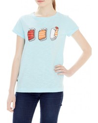 Женская голубая футболка от Grezzo