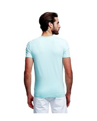 Мужская голубая футболка от GUESS