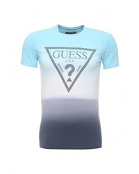 Мужская голубая футболка от Guess Jeans