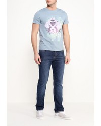 Мужская голубая футболка от Jack &amp; Jones