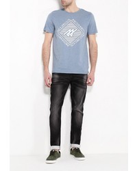 Мужская голубая футболка от Jack &amp; Jones