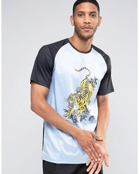 Мужская голубая футболка от Jaded London