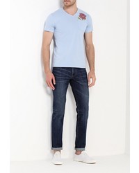 Мужская голубая футболка от Just Key