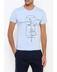 Мужская голубая футболка от Just Key