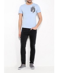 Мужская голубая футболка от Just Key