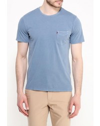 Мужская голубая футболка от Levi's