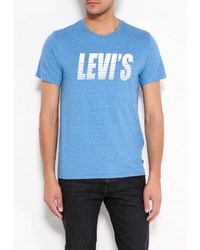 Мужская голубая футболка от Levi's