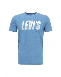 Мужская голубая футболка от Levi's