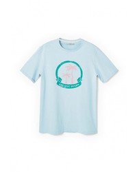 Мужская голубая футболка от Mango Man