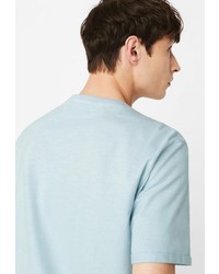 Мужская голубая футболка от Mango Man