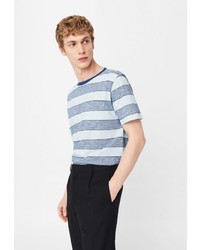 Мужская голубая футболка от Mango Man