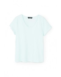 Женская голубая футболка от Mango