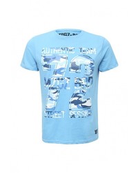 Мужская голубая футболка от Mezaguz