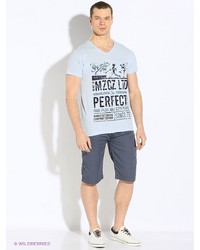 Мужская голубая футболка от Mezaguz