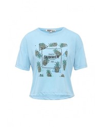 Женская голубая футболка от Modis