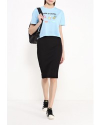 Женская голубая футболка от Modis