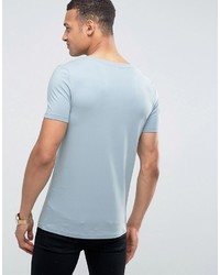 Мужская голубая футболка от Asos
