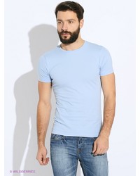 Мужская голубая футболка от Oodji