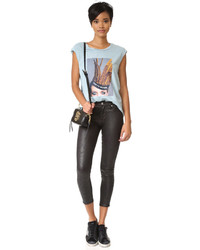 Женская голубая футболка от Pam & Gela