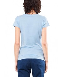 Женская голубая футболка от Q/S designed by