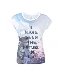 Женская голубая футболка от Q/S designed by