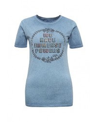 Женская голубая футболка от Rifle