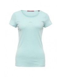 Женская голубая футболка от s.Oliver