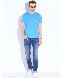 Мужская голубая футболка от s.Oliver