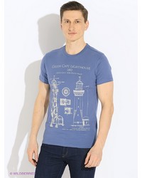 Мужская голубая футболка от Sela